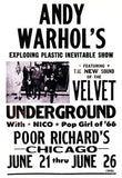 WARHOL VELVET UNDERGROUND POSTER  60's