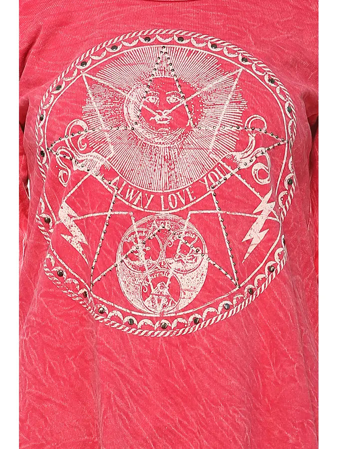Spiritual Graphic Long Sleeve Tshirt Yoga