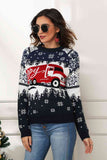 Christmas Delivery Truck Knit Sweater