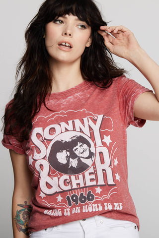 Recycled Karma - 302279 - 330 Sonny & Cher 1966 Burnout Tee